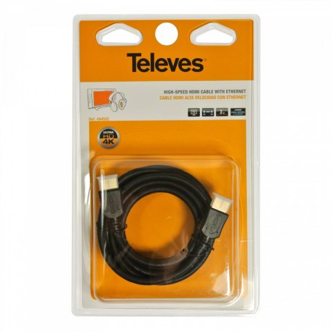 Kabel HDMI 2.0 Televes ref. 494502 3m 4K Kabel HDMI 2.0 Televes ref. 494502 3m 4K