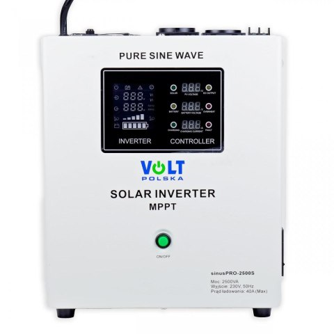 PRZETWORNICA VOLT POLSKA SINUSPRO-2500S 24V 1800/2500W SOLAR PRZETWORNICA VOLT POLSKA SINUSPRO-2500S 24V 1800/2500W SOLAR