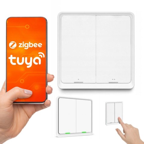 Pilot przycisk sceny TUYA SC12 ZigBee 2 kanały 6 SCEN Pilot przycisk sceny TUYA SC12 ZigBee 2 kanały 6 SCEN
