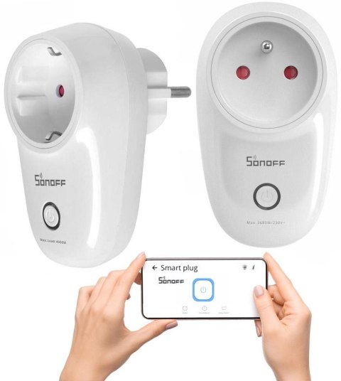 SONOFF Inteligentne gniazdko 10A WiFi S26R2TPE-FR SONOFF Inteligentne gniazdko 10A WiFi S26R2TPE-FR