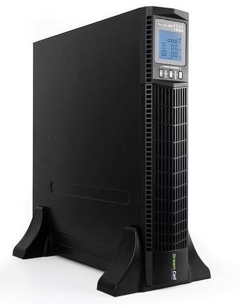 UPS ZASILACZ AWARYJNY Green Cell 1000VA 900W DO SZAFY RACK RTII Z WYŚWIETLACZEM LCD UPS13 UPS ZASILACZ AWARYJNY Green Cell 1000VA 900W DO SZAFY RACK RTII Z WYŚWIETLACZEM LCD UPS13