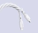 CB-SCL2 kabel Lightning - USB-C 1.8m MFi Apple USB-PD silikonowy biały CB-SCL2 kabel Lightning - USB-C 1.8m MFi Apple USB-PD silikonowy biały