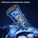 Ładowarka samochodowa 30W 1xUSB + 1xUSB-C Fast Charge Ładowarka samochodowa 30W 1xUSB + 1xUSB-C Fast Charge