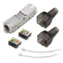 Wtyk RJ45 beznarzędziowy STP | CAT6A | JACK PIN | T568B | T568A Wtyk RJ45 beznarzędziowy STP | CAT6A | JACK PIN | T568B | T568A