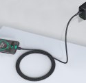CB-CD45 kabel USB-C - USB-C 0,9m 60W PD 3A 20V nylonowy oplot czarny
