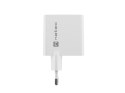 Ładowarka sieciowa RIBERA GAN 1X USB-A + 1X USB-C 65W Biała Ładowarka sieciowa RIBERA GAN 1X USB-A + 1X USB-C 65W Biała