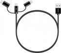 Kabel USB A na USB C/Micro USB/Lightning 2.1/3/2.4 A Kabel USB A na USB C/Micro USB/Lightning 2.1/3/2.4 A