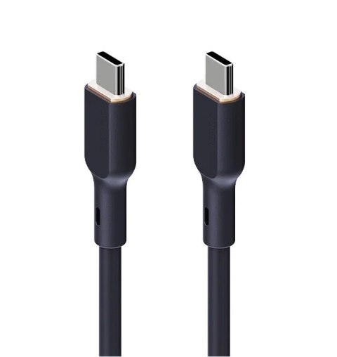 CB-SCC241 kabel USB-C - USB-C 1m 240W PD 5A 20V silikonowy czarny CB-SCC241 kabel USB-C - USB-C 1m 240W PD 5A 20V silikonowy czarny