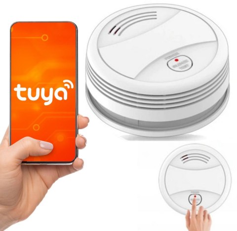 Bezprzewodowy Czujnik detektor DYMU TUYA WIFI Bezprzewodowy Czujnik detektor DYMU TUYA WIFI