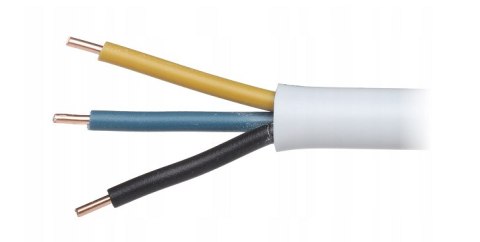 Przewód elektryczny drut okrągły YDY 450/750V 3x2,5mm2 100m MERCOR Przewód elektryczny drut okrągły YDY 450/750V 3x2,5mm2 100m MERCOR