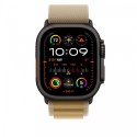 Opaska Alpine w kolorze beżu do koperty 49 mm - rozmiar M - elementy z tytanu w kolorze czarnym Opaska Alpine w kolorze beżu do koperty 49 mm - rozmiar M - elementy z tytanu w kolorze czarnym