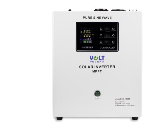 Przetwornica Volt Polska SinusPro-1500S 12V 1050/1500W SOLAR Przetwornica Volt Polska SinusPro-1500S 12V 1050/1500W SOLAR