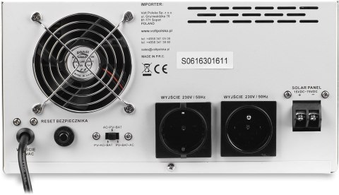 Przetwornica Volt Polska SinusPro-1500S 12V 1050/1500W SOLAR Przetwornica Volt Polska SinusPro-1500S 12V 1050/1500W SOLAR