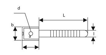 UCHWYT PASKOWY DO MOCOWANIA PRZEWODÓW UP-30UV (100szt.) UCHWYT PASKOWY DO MOCOWANIA PRZEWODÓW UP-30UV (100szt.)