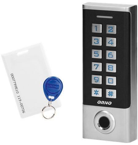 Zamek szyfrowy ORNO OR-ZS-823 z czytnikiem lini papilarnych oraz czytnikiem RFID Zamek szyfrowy ORNO OR-ZS-823 z czytnikiem lini papilarnych oraz czytnikiem RFID