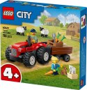 Klocki City 60461 Czerwony traktor z przyczepą i owcą Klocki City 60461 Czerwony traktor z przyczepą i owcą