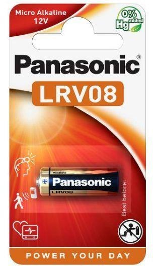 Bateria LRV08 / A23 PANASONIC (blister 1 szt.) Bateria LRV08 / A23 PANASONIC (blister 1 szt.)