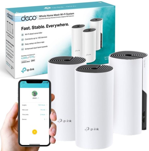 DOMOWY SYSTEM WI-FI MESH TP-LINK DECO M4 (3-pack) DOMOWY SYSTEM WI-FI MESH TP-LINK DECO M4 (3-pack)