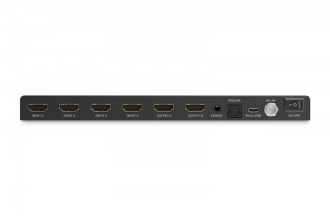 Przełącznik/Matrix HDMI 4/2-porty 4K/30Hz UHD HDCP 1.4 audio z pilotem Przełącznik/Matrix HDMI 4/2-porty 4K/30Hz UHD HDCP 1.4 audio z pilotem