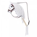 Koń na kiju Hobby Horse HOPPIHORSE A3 Leopard - biały, maść tarantowata Koń na kiju Hobby Horse HOPPIHORSE A3 Leopard - biały, maść tarantowata