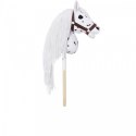 Koń na kiju Hobby Horse HOPPIHORSE A3 Leopard - biały, maść tarantowata Koń na kiju Hobby Horse HOPPIHORSE A3 Leopard - biały, maść tarantowata