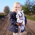 Koń na kiju Hobby Horse HOPPIHORSE A4 Leopard - biały, maść tarantowata Koń na kiju Hobby Horse HOPPIHORSE A4 Leopard - biały, maść tarantowata