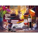 Puzzle 2000 elementów Koci wieczór Puzzle 2000 elementów Koci wieczór