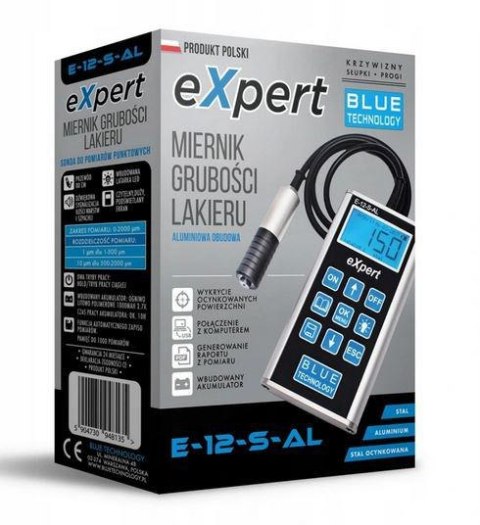 Miernik grubości lakieru Blue Technology E-12-S-AL (eXpert) Miernik grubości lakieru Blue Technology E-12-S-AL (eXpert)