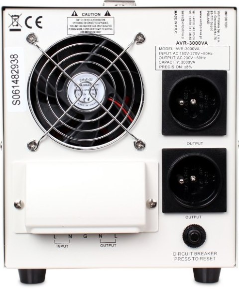 STABILIZATOR NAPIĘCIA VOLT POLSKA AVR 3000 STABILIZATOR NAPIĘCIA VOLT POLSKA AVR 3000