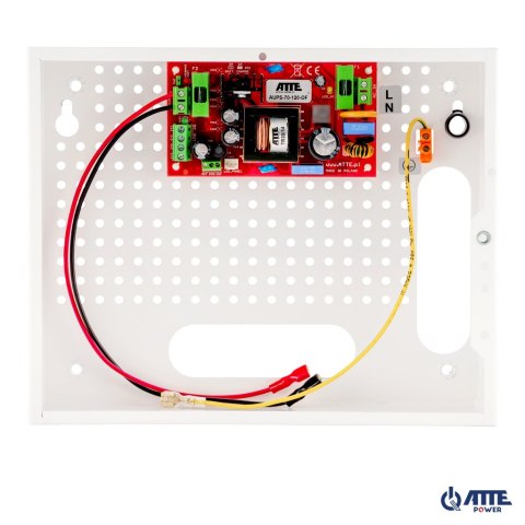 Zasilacz buforowy SMPS 12V 6A 72W ATTE AUPS-70-120-E Zasilacz buforowy SMPS 12V 6A 72W ATTE AUPS-70-120-E