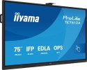 Monitor 75 cali TE7513A-B1AG INFRARED,40pkt,IPS,4K,7H,450cd/m2, WiFi,USB, ANDROID 14, Google EDLA,2x20W, UCHWYT CIENNY Monitor 75 cali TE7513A-B1AG INFRARED,40pkt,IPS,4K,7H,450cd/m2, WiFi,USB, ANDROID 14, Google EDLA,2x20W, UCHWYT CIENNY