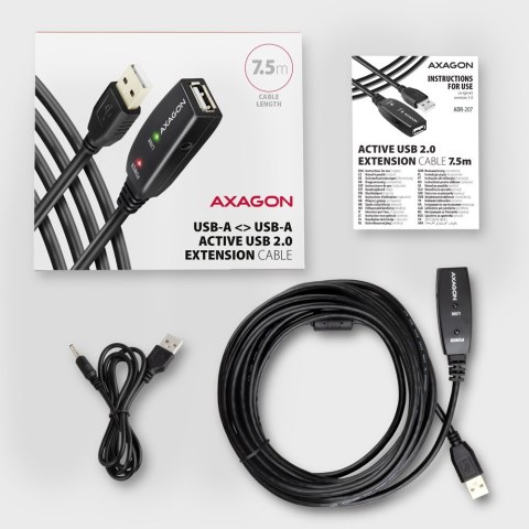 ADR-207 USB 2.0 A-M -> A-F aktywny kabel przedłużacz/wzmacniacz 7.5m ADR-207 USB 2.0 A-M -> A-F aktywny kabel przedłużacz/wzmacniacz 7.5m