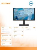 Monitor SE2225HM 21.5 cala LED VA/1920x1080/HDMI/VGA/3Y Monitor SE2225HM 21.5 cala LED VA/1920x1080/HDMI/VGA/3Y