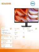 Monitor SE2425HM 23.8 cala LED IPS/1920x1080/HDMI/VGA/3Y Monitor SE2425HM 23.8 cala LED IPS/1920x1080/HDMI/VGA/3Y