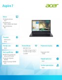 Notebook Gaming Aspire 7 A715-76G-5303 i5-12450H, 15.6 FHD, 16GB, 512GB SSD, GeForce RTX 3050 4GB, NoOS, czarny Notebook Gaming Aspire 7 A715-76G-5303 i5-12450H, 15.6 FHD, 16GB, 512GB SSD, GeForce RTX 3050 4GB, NoOS, czarny