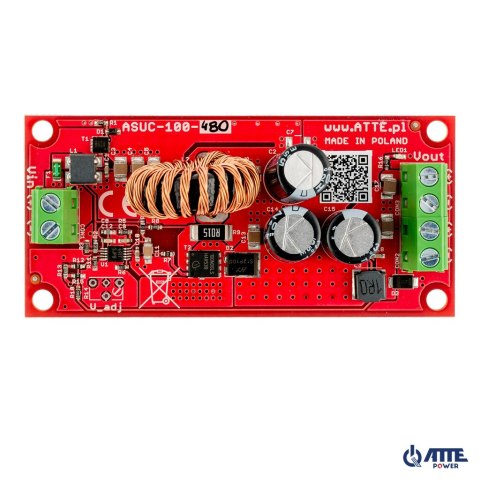 PRZETWORNICA DC/DC ATTE ASUC-100-480-OF MODUŁ DC/DC Vin 10...30VDC, Vout 48VDC, Pout 100W PRZETWORNICA DC/DC ATTE ASUC-100-480-OF MODUŁ DC/DC Vin 10...30VDC, Vout 48VDC, Pout 100W