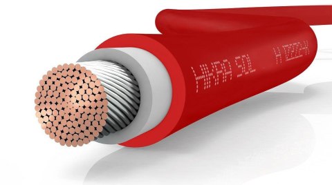 Przewód kabel solarny 4mm2 HIS, HIKRA (H1Z2Z2-K) CZERWONY 1m Przewód kabel solarny 4mm2 HIS, HIKRA (H1Z2Z2-K) CZERWONY 1m