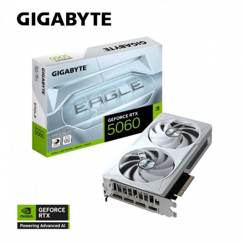 Karta graficzna GeForce RTX 5060 EAGLE OC ICE 8G GDDR7 3DP/HDMI Karta graficzna GeForce RTX 5060 EAGLE OC ICE 8G GDDR7 3DP/HDMI
