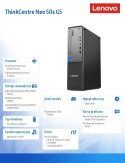 Komputer ThinkCentre Neo 50s G5 SFF 12XD000CPB W11Pro i5-14400/16GB/512GB/INT/DVD/3YRS OS Komputer ThinkCentre Neo 50s G5 SFF 12XD000CPB W11Pro i5-14400/16GB/512GB/INT/DVD/3YRS OS