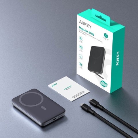 PB-MS01 MagSafe PowerBank | 6700mAh | 20W | LED | USB-C PB-MS01 MagSafe PowerBank | 6700mAh | 20W | LED | USB-C
