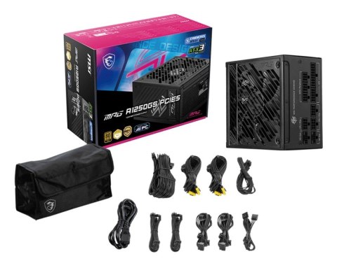 Zasilacz MPG A1250GS PCIE5 Zasilacz MPG A1250GS PCIE5