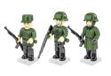 Klocki Niemiecka piechota - Zestaw 3 figurek Klocki Niemiecka piechota - Zestaw 3 figurek