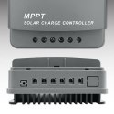 Solarny regulator ładowania MPPT z czujnikiem temperatury 30A | 12V/24V | LCD | 2xUSB | Bluetooth | APP | GEL | LiFePO4