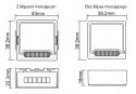 Moduł OXT mini przekaźnik 3 obwody ZigBee TUYA Moduł OXT mini przekaźnik 3 obwody ZigBee TUYA
