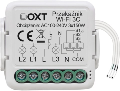 Moduł OXT mini przekaźnik 4 obwody WiFi TUYA Moduł OXT mini przekaźnik 4 obwody WiFi TUYA