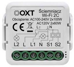 Moduł OXT mini ściemniacz 2 obwody WiFi TUYA Moduł OXT mini ściemniacz 2 obwody WiFi TUYA