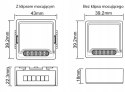 Moduł OXT mini ściemniacz 2 obwody WiFi TUYA Moduł OXT mini ściemniacz 2 obwody WiFi TUYA