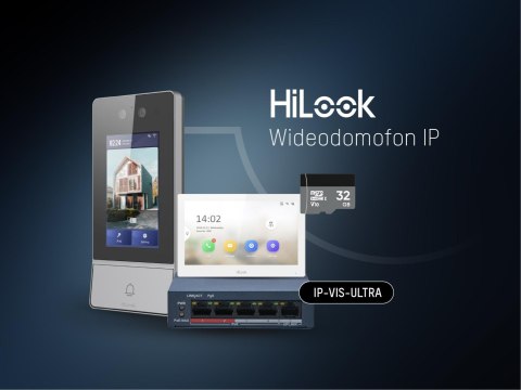 Zestaw wideodomofonowy IP Hilook by Hikvision IP-VIS-Ultra-W Zestaw wideodomofonowy IP Hilook by Hikvision IP-VIS-Ultra-W