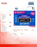 Dysk SSD PX700 1TB M.2 PCIe 2280 4x4 7400/6500MB/s Dysk SSD PX700 1TB M.2 PCIe 2280 4x4 7400/6500MB/s