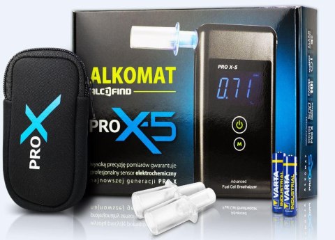 Alkomat Alcofind Pro x-5+ 5 lat gwarancji, 12 mc serwisu Alkomat Alcofind Pro x-5+ 5 lat gwarancji, 12 mc serwisu